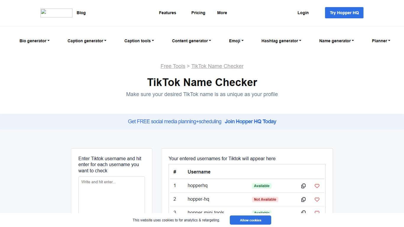 TikTok Name Checker (No Login Required)